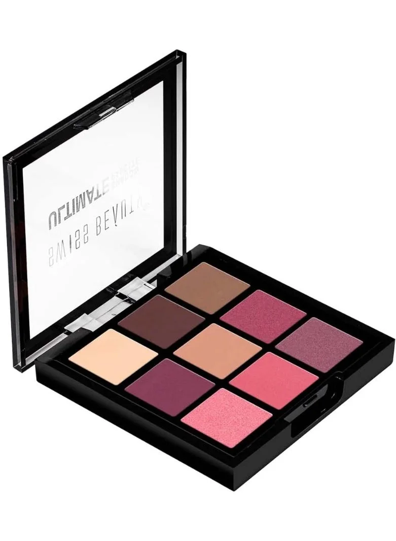 Swiss Beauty Swiss Beauty Ultimate 9 Color Eyeshadow Palette, Eye MakeUp, Multicolor-01, 6g